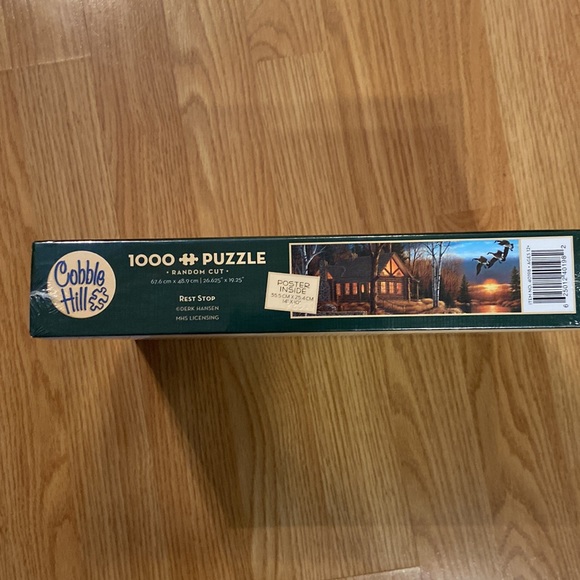 Cobble Hill 1000 piece puzzle - cabin/woods/geese scene - NWOT - Picture 3 of 6